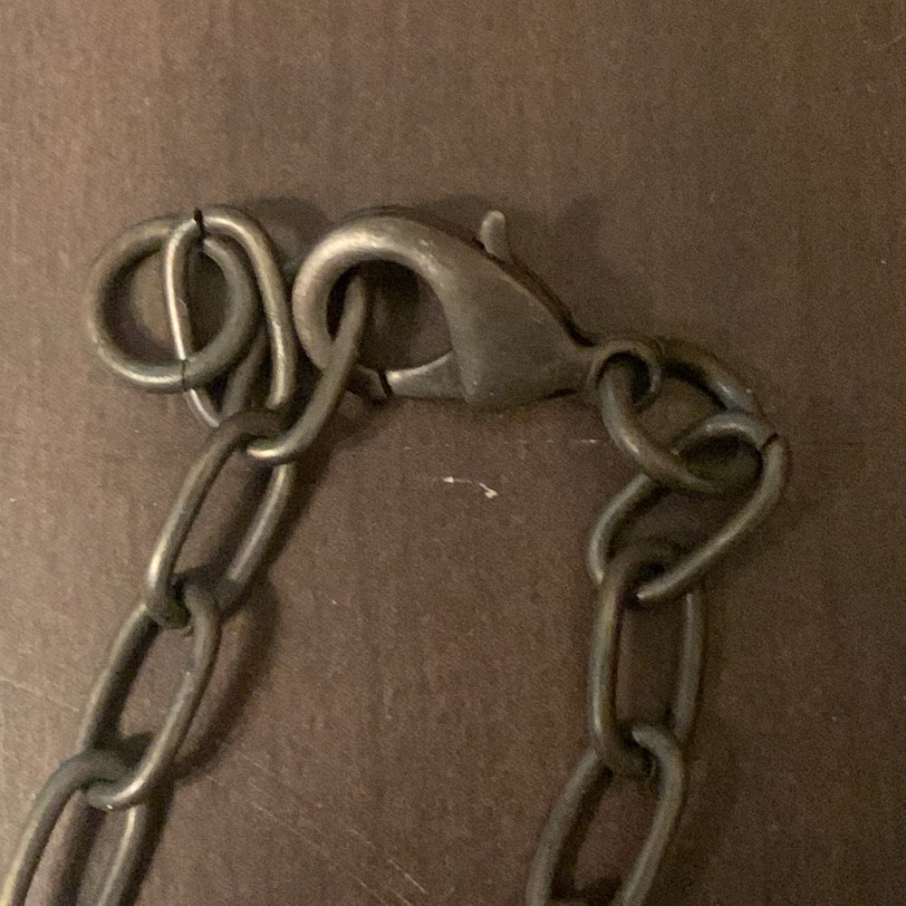 Vintage Inspired Bronze Key Pendant Necklace with 15” chain EUC - Picture 4 of 4